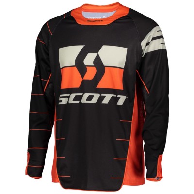SCOTT Bluza Jersey Enduro black/orange
