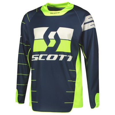 SCOTT Bluza Jersey Enduro blue/yellow