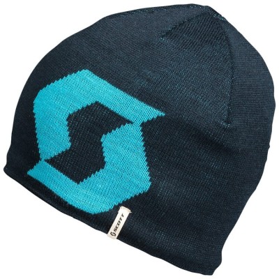 SCOTT Czapka Beanie Team 10  dark blue/breeze blue one size