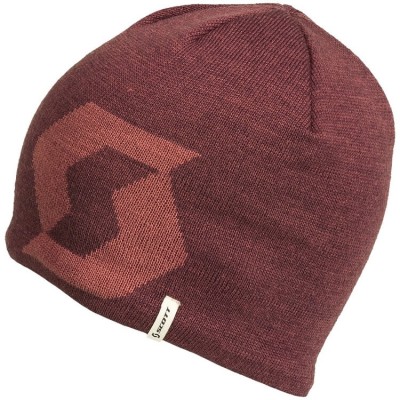 SCOTT Czapka Beanie Team 10 amaranth red/ochre red one size