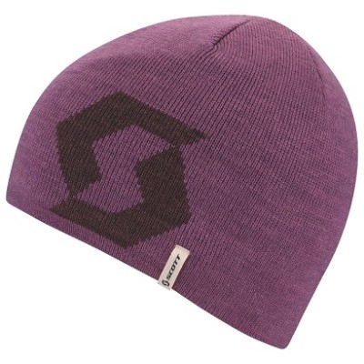 SCOTT Czapka Junior Beanie Team 10 cassis pink/red fudge one size