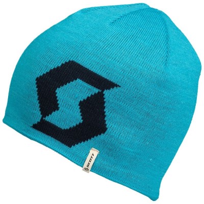 SCOTT Czapka Junior Beanie Team 10 breeze blue/dark blue one size