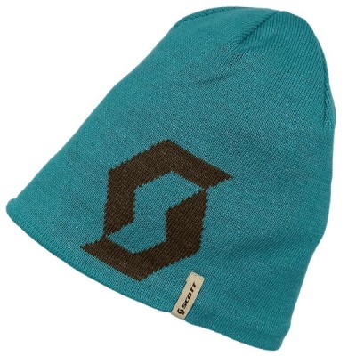 SCOTT Czapka Junior Beanie Team 10 light blue/earth brown one size