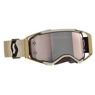 SCOTT Gogle Prospect beige/brown / silver chrome works