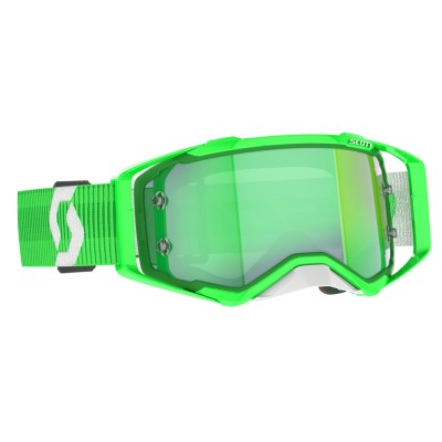 SCOTT Gogle Prospect green/white / green chrome works
