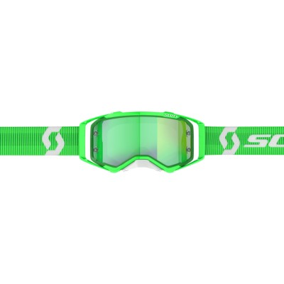 SCOTT Gogle Prospect green/white / green chrome works