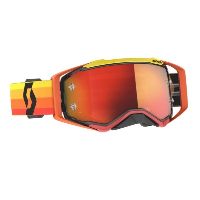 SCOTT Gogle Prospect orange/yellow  /  orange  chrome  works