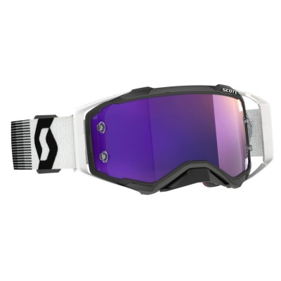 SCOTT Gogle Prospect premium black/white / purple chrome works