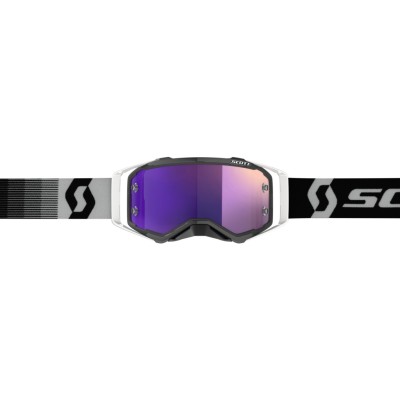 SCOTT Gogle Prospect premium black/white / purple chrome works
