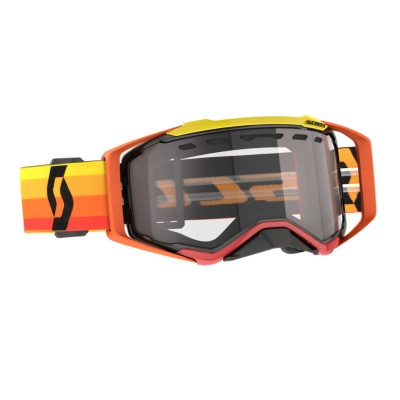 SCOTT Gogle Prospect Enduro orange/yellow / clear
