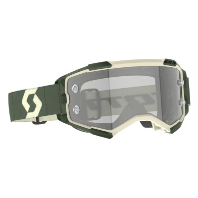 SCOTT Gogle Fury LS kaki green / light sensitive grey work