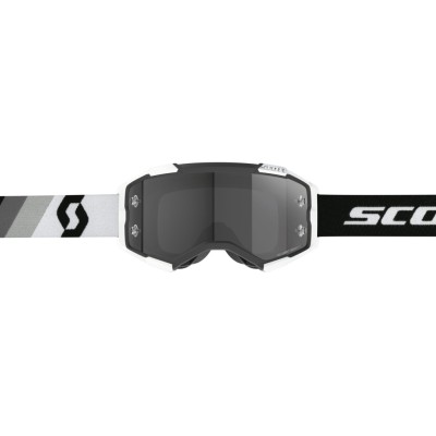 SCOTT Gogle Fury LS premium black/white / light sensitive grey work