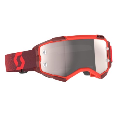 SCOTT Gogle Fury red / silver chrome works