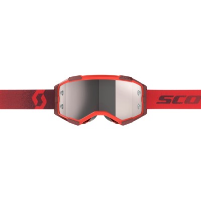 SCOTT Gogle Fury red / silver chrome works