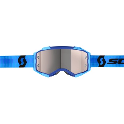 SCOTT Gogle Fury blue/black / silver chrome works