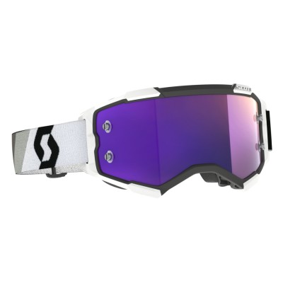 SCOTT Gogle Fury premium black/white / purple chrome works