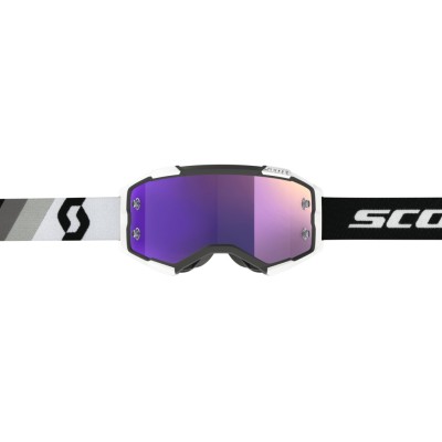 SCOTT Gogle Fury premium black/white / purple chrome works