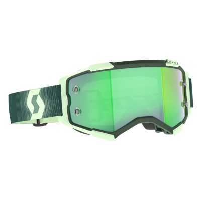 SCOTT Gogle Fury dark green/mint green / green chrome works