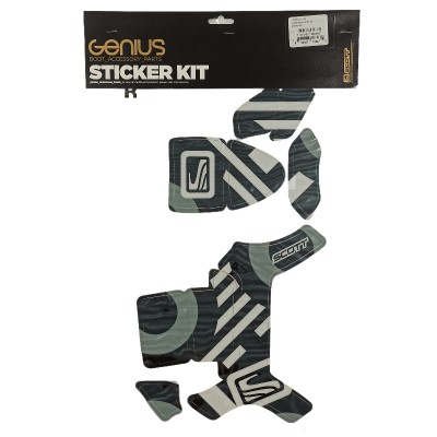 SCOTT Naklejki Genius Boots Pinned Sticker Kit grey