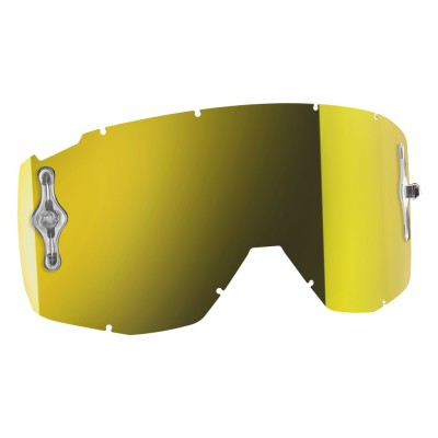 SCOTT Szybka MX Lens Primal/Hustle/Tyrant/Split SGL AFC Works yellow chrome