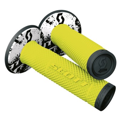 SCOTT Rączki Grip SX II + Donut black/neon yellow