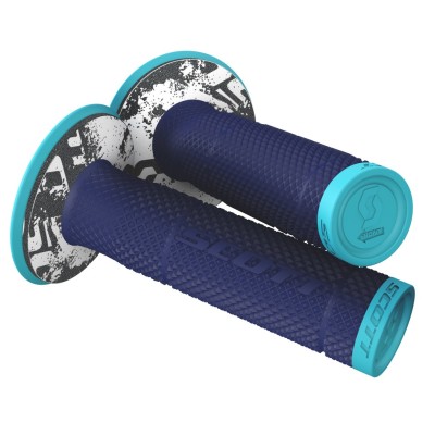 SCOTT Rączki Grip SX II + Donut blue/dark blue