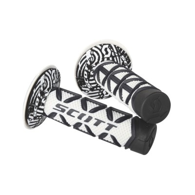 SCOTT Rączki Grip Diamond + Donut black/white
