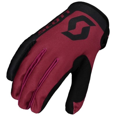 SCOTT Rękawice Glove 350 Race black/maroon