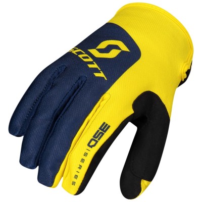 SCOTT Rękawice Glove 350 Track blue/yellow