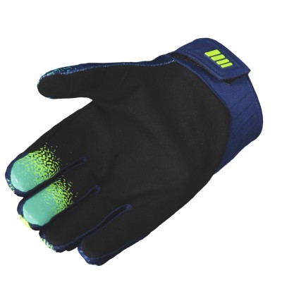 SCOTT Rękawice Glove 450 Noise blue/yellow