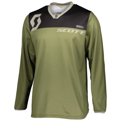 SCOTT Bluza Jersey 350 Dirt green tan