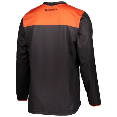 SCOTT Bluza Jersey 350 Dirt black/orange