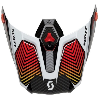 SCOTT Daszek Visor 350 Ilusion red/black one size