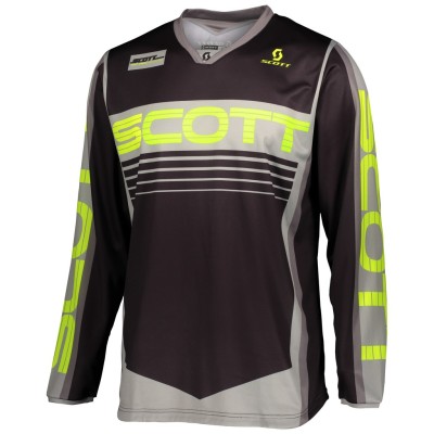 SCOTT Bluza Jersey 350 Race grey/yellow