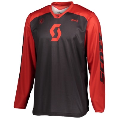 SCOTT Bluza Jersey 350 Track black/red