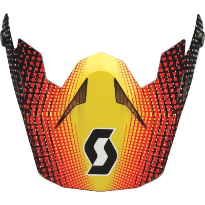 SCOTT Daszek Visor 250 Gamma red/black one size