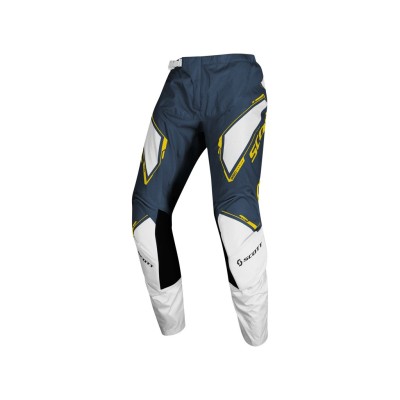 SCOTT Spodnie Junior Pant 350 Dirt blue/yellow