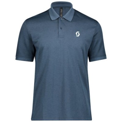 SCOTT Koszulka Męska Polo 10 Casual s/sl nightfall blue