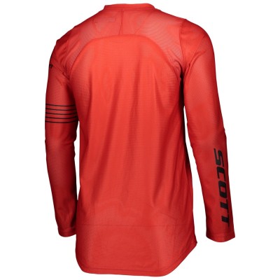 SCOTT Bluza Jersey 450 Angled Light red/black
