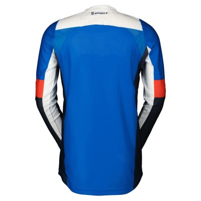 SCOTT Bluza Jersey 450 Angled Light blue/red