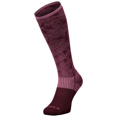 SCOTT Skarpety Socks Merino Camo cassis pink/red fudge