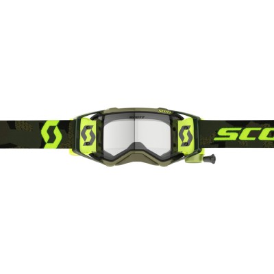 SCOTT Gogle Prospect Super WFS kaki green/neon yellow / clear works