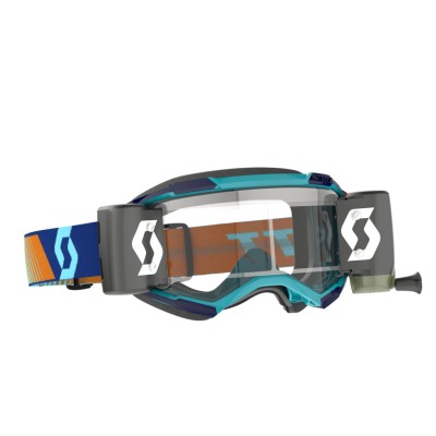 SCOTT Gogle Fury WFS royal blue/orange / clear works
