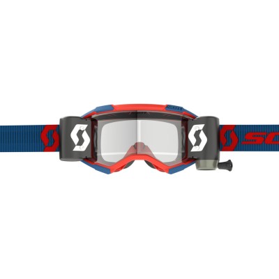 SCOTT Gogle Fury WFS dark blue/neon red / clear works