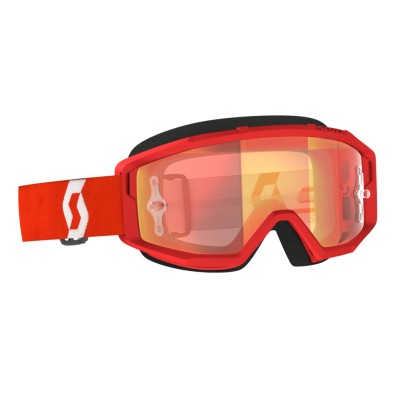 SCOTT Gogle Primal red/white / orange chrome works