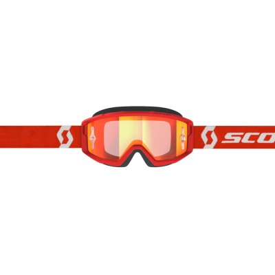 SCOTT Gogle Primal red/white / orange chrome works