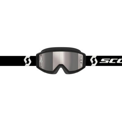 SCOTT Gogle Primal black/white / silver chrome works