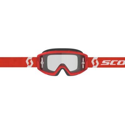 SCOTT Gogle Primal Clear red/white / clear works