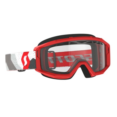 SCOTT Gogle Primal Enduro camo white/red / clear