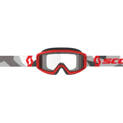 SCOTT Gogle Primal Enduro camo white/red / clear